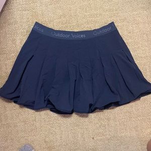 NWOT Outdoor Voices Navy Tennis Skort